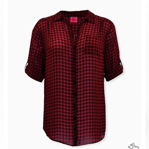 Torrid Betsy Johnson Chiffon Tunic, NWOT, Size 1X